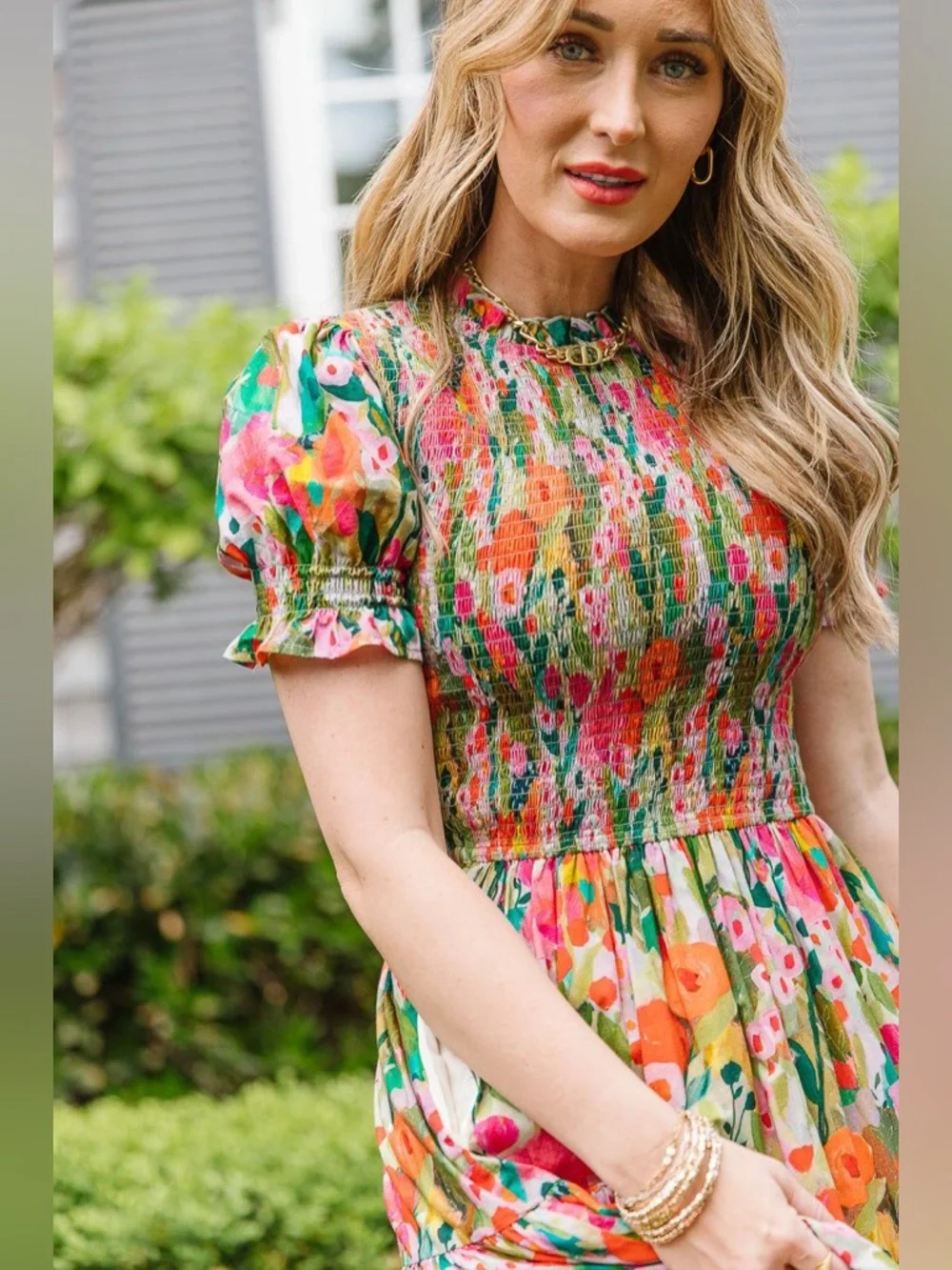 Ivy City Co Delia Dress in Multicolor Floral